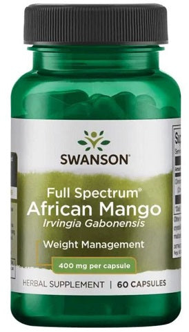 Full Spectrum African Mango (Irvingia Gabonensis), 400mg - 60 caps