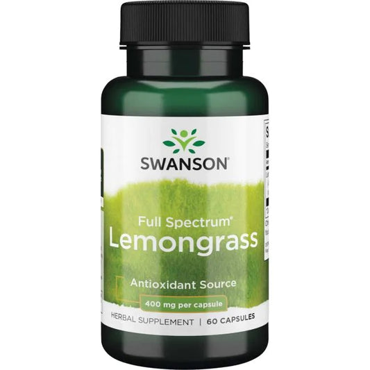 Full Spectrum Lemongrass, 400mg (EAN 087614113180) - 60 caps