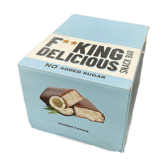 Fitking Delicious Snack Bar, Coconut - 24 x 40g